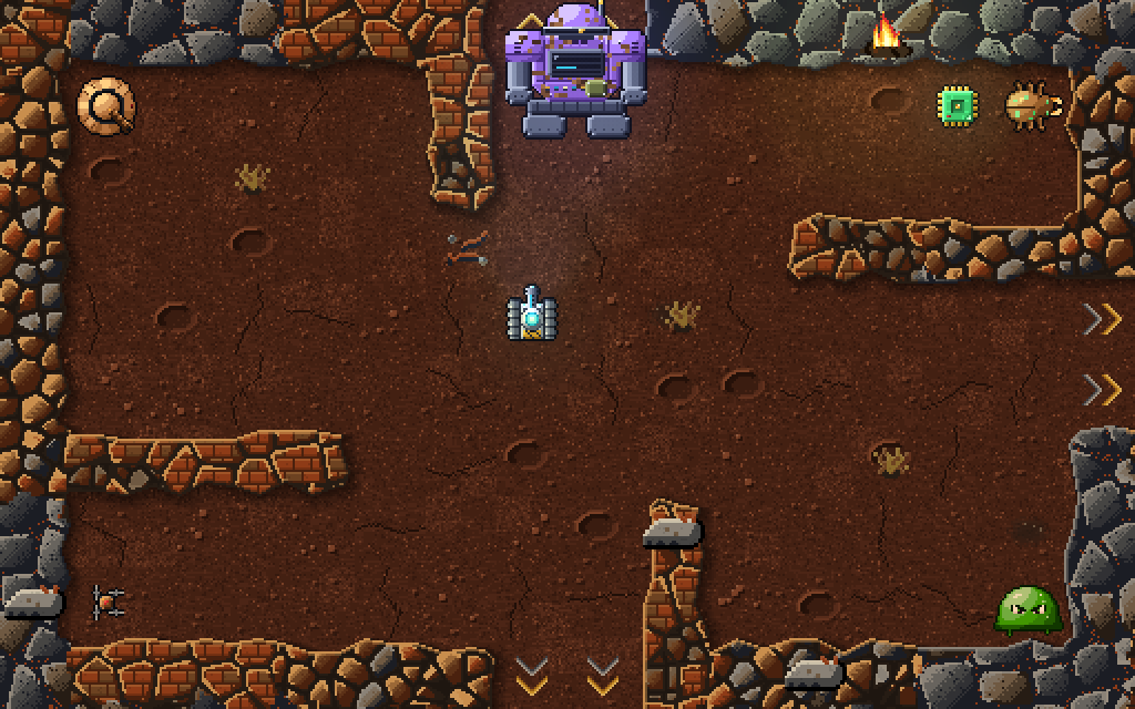 A room on the ruined Earth
